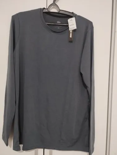 Camiseta Bikewear Manga Longa Cinza - Tamanho G