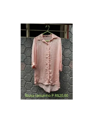 Blusa Rosa Tamanho P,  e outras roupas 