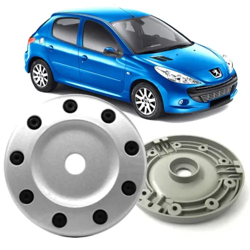 Aplique de Tampa Tanque Combustível para o Peugeot 206 207 SW 207 208 - Prata