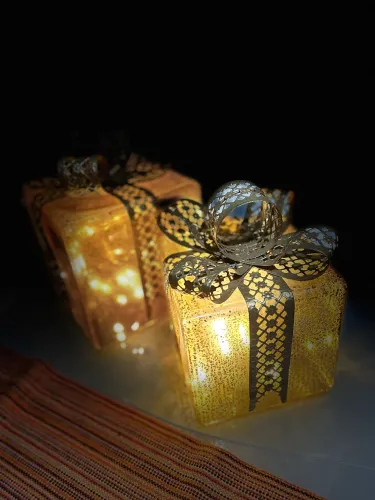 Caixa de presente com Led 