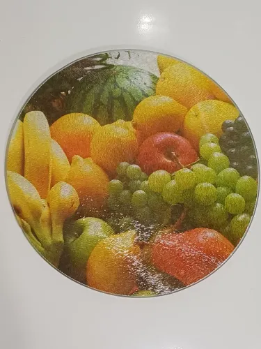 Tábua de vidro redondo 25 cm