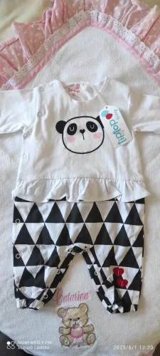 Macacão Panda Tip Top Novo!