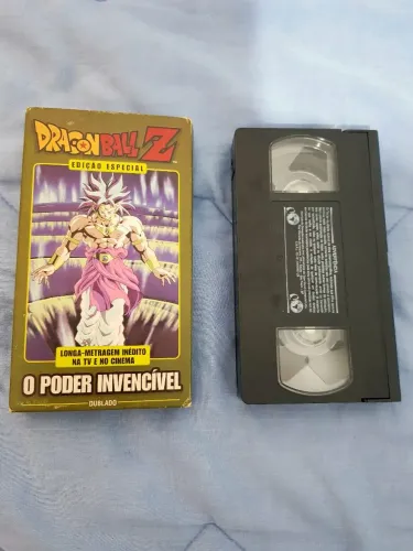 DRAGON BALL -fita VHS do filme de anime "Dragon Ball Z: O Poder Invencível DE 1993 DE COLE