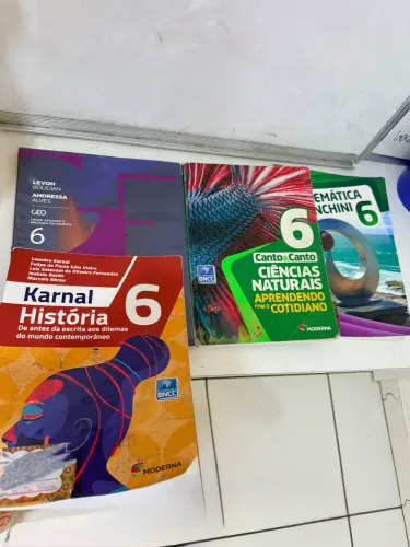 Vendo livros do 6 ano