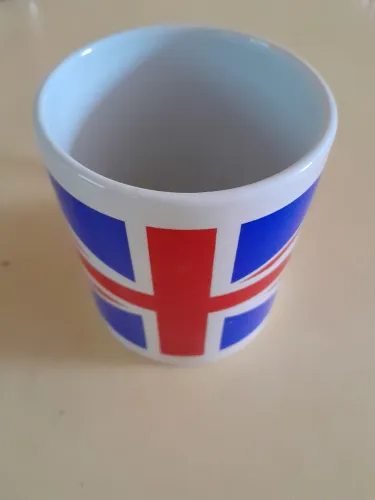 Caneca de Porcelana da Bandeira do Reino Unido