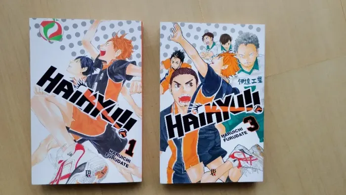 Mangás Haikyu!! volumes 1 e3
