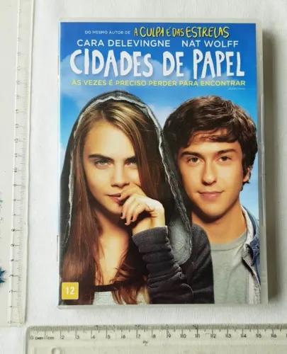 Dvd Original - Filme - Cidades de Papel - 2015 - Usado 