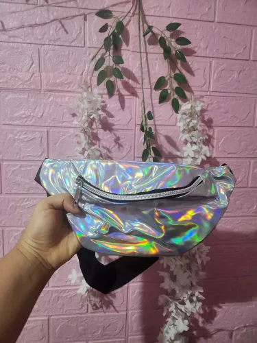 Pochete feminina prata