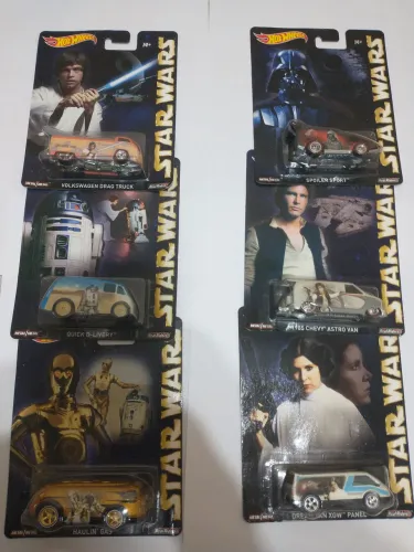 Hot Wheels stars Wars set completo