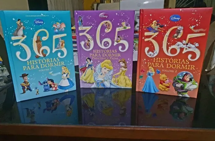 Coleção Disney 365 histórias para dormir com 3 volumes
