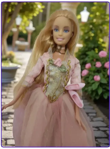 Barbie Anneliese  com gatinho original