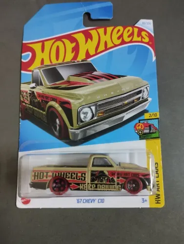 Hot Wheels '67 Chevy C10 - Coleção HW Art Cars
