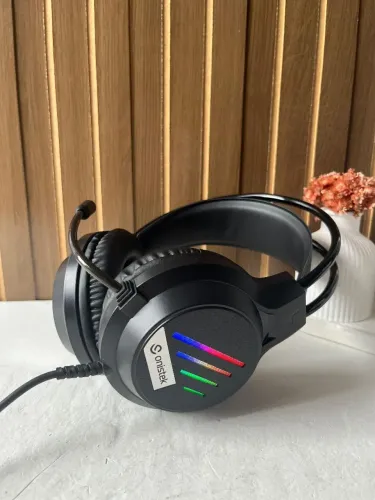 Headset Gamer Onistek com Iluminação RGB