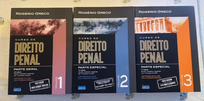 Livros de Direito Penal - Rogério Greco - Volume 2 e 3 Apenas