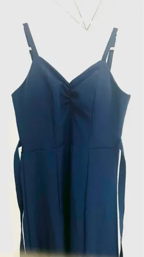 Vestido Azul Marinho Elegante