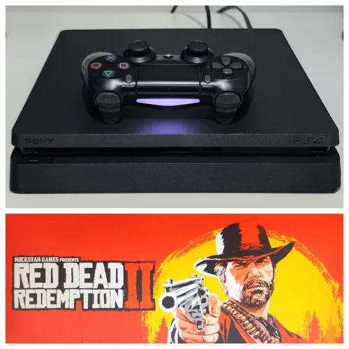 PS4 Slim 1TB + Garantia. Temos Loja Física. Adquira já o seu Game!!!