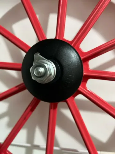 Roda Vermelha bicicleta nathor aro 18 infantil