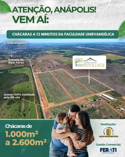 Chácaras em Anápolis 