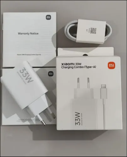 CARREGADOR 100%ORIGINAL 33WATS TURBO XIAOMi