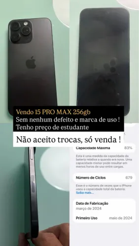 15 pro max 256