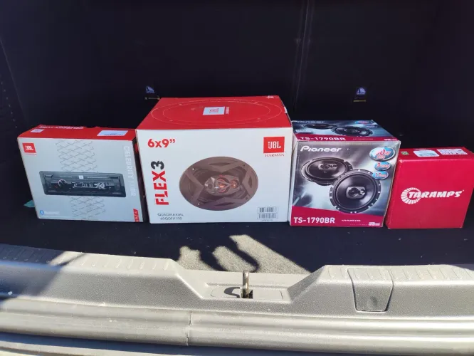 JBL som automotivo + auto falantes + módulo 