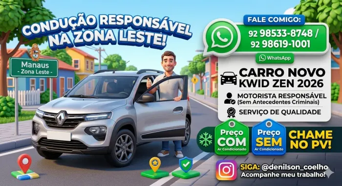 Conduçã: Escola, Trabalho, zona leste