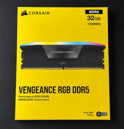 Memória RAM Corsair Vengeance DDR5 32GB (2x16GB) 6000MHz Preto