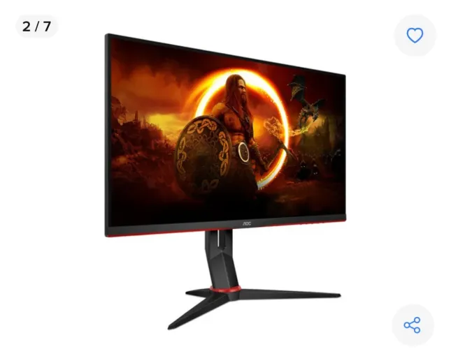 Monitor AOC GAMER 165hz 