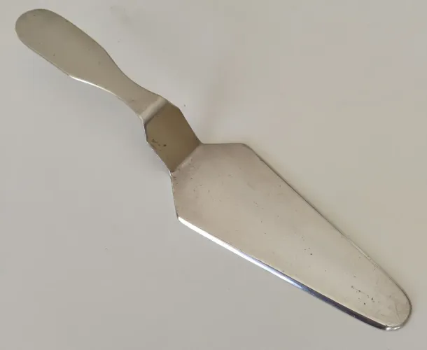 Espátula de bolo em prata Shefield Plate