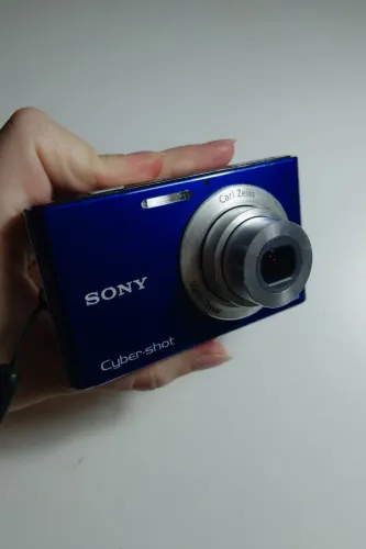 câmera digital sony cyber-shot azul