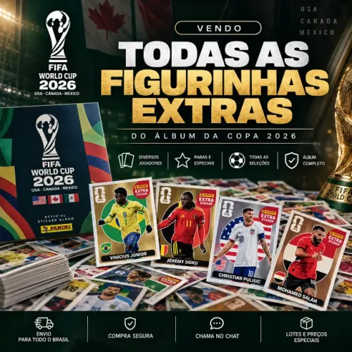 Todas as Figurinhas Extras da Copa do Mundo 2026 - Escolha a Sua