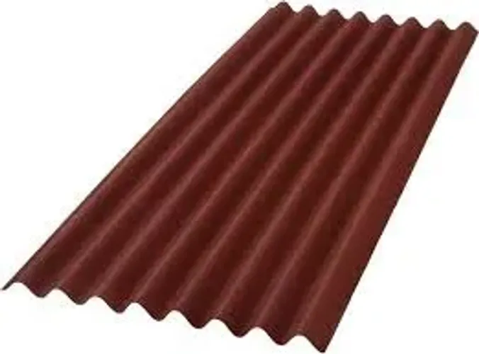 Telha Onduline Tradicional VERMELHA  2,00 x 0,95m( Pacote com 16 Telhas )