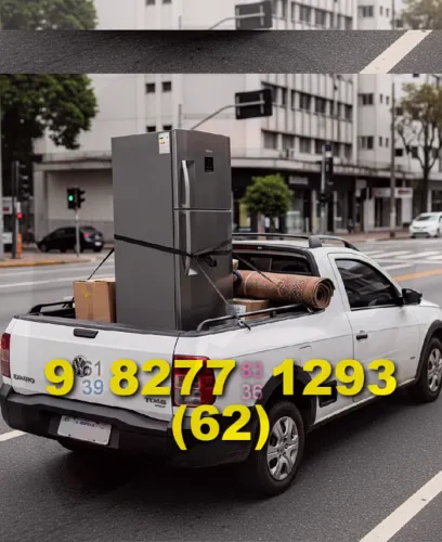 Frete em carro aberto para mudanças - Setor União, Residencial Santa Fé.
