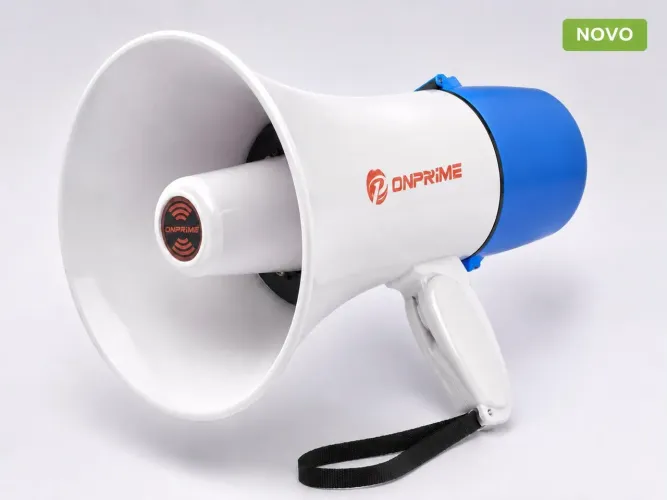 Megafone Portátil Recarregável 60W com Bluetooth e USB