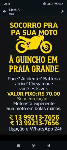 Guincho de moto