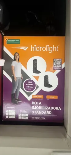 Bota Imobilizadora Hidrolight Standard Tamanho P do 33 ao 36 - Perfeito Estado