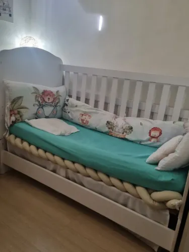 Berço com colchão (vira cama)