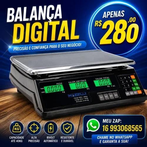 Balanca 40kg Zerada