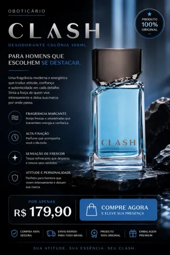 Clash Desodorante Colônia 100ml