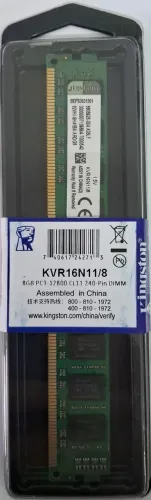 MEMÓRIA DDR3 8GB 1600MHZ - KINGSTON - KVR16N11/8 (DESKTOP)