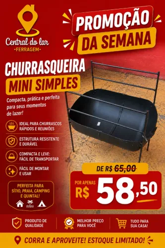 Churrasqueira Mini Simples