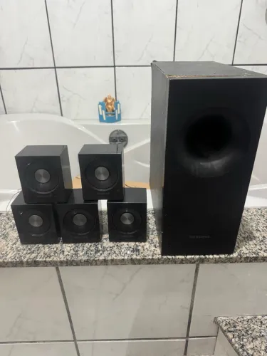Conjunto de caixas de som para home theater Samsung