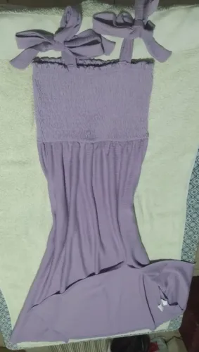 VESTIDO DE AMARRAR LILÁS 