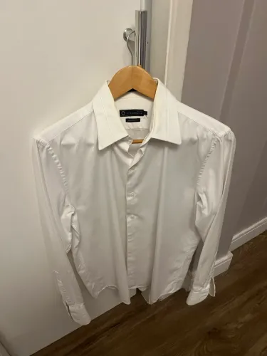 Camisa social de algodão egípcio 