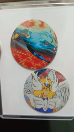 Tazos/Caps Ninho Soleil Cavaleiros do zodíaco Rarissimos(preço por unidade)
