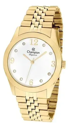 Relogio champion feminino elegance cn25298w (novo)
