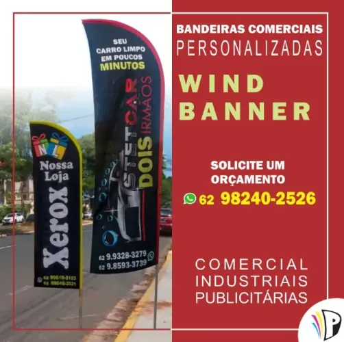 bandeiras comerciais para destacar mais o seu negócio ou empresa