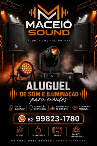 Aluguel de som e iluminação para eventos
