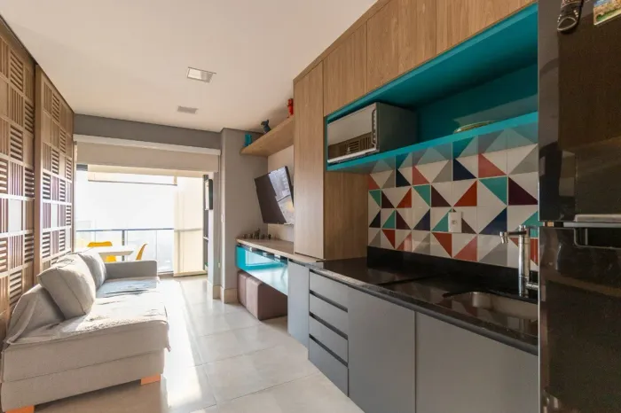Studio na Vila Mariana São Paulo-SP: 1 Quarto 1 Vaga 38m²