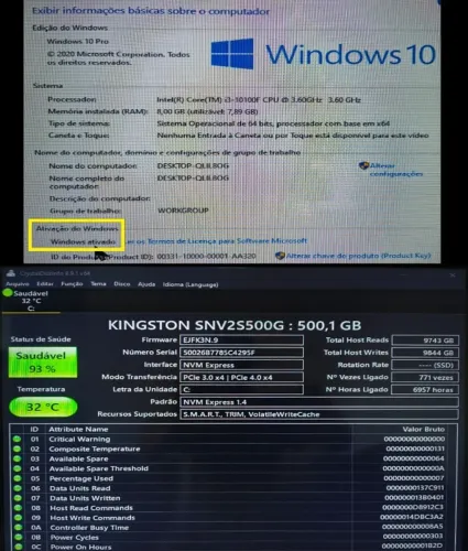 KIT UPGRADE PRÉ-GAMER (INTEL i3-10100F + MONITOR SANSUNG 24")